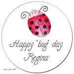 Sugar Cookie Gift Stickers - Red Bug